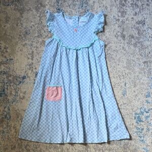 Serendipity By Shrimp And Grits‎ Girls XXL (11-12) Polka Dot Ruffle Dress
